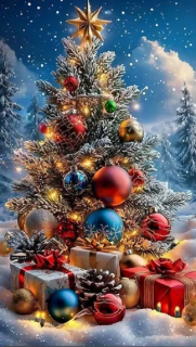 Diamond Painting Weihnachtsbaum